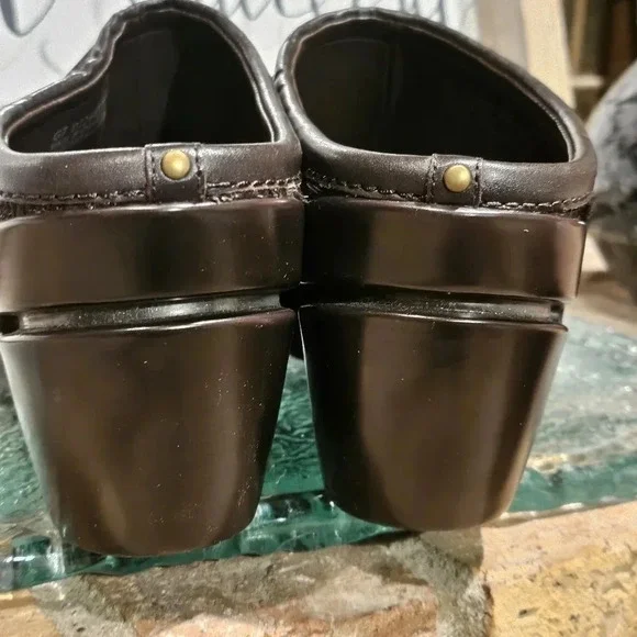 Cole Haan Calf Hair Clogs Mules Dark Brown Wmns Sz 9.5 - Picture 4 of 16